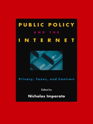 cover image of Public Policy and the Internet